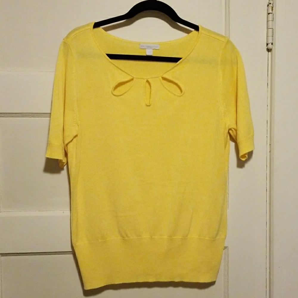 New York and Company Short Sleeve Sweater *NWOT*